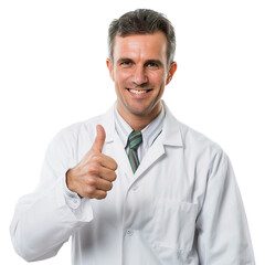 man showing thumbs up