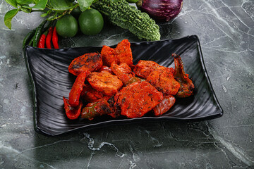 Indian cuisine - chicken tikka barbecue