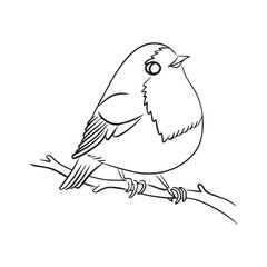 birds coloring page