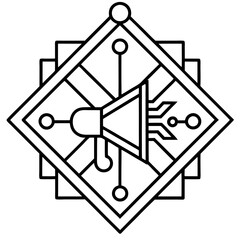 Digital Marketing Icon Vector Art for Online Campaign