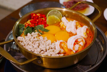 Seafood spicy soup, Tom yum kung