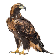 Obraz premium golden eagle isolated on white