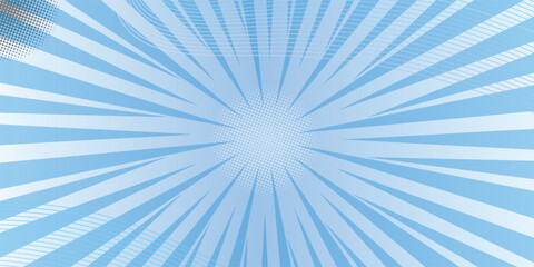 Abstract light blue composition with flowing shapes.