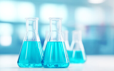 pharmaceutical and biochemistry research concept background 3d illustration
