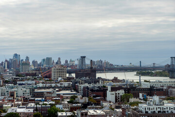 Overview of Brooklyn New York from high rise