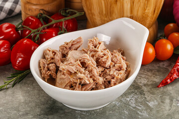 Canned tuna fish for salad