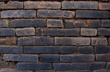 Vintage Brick Wall Texture with Rustic Weathered Look