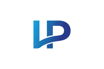 LP letter lp logo icon