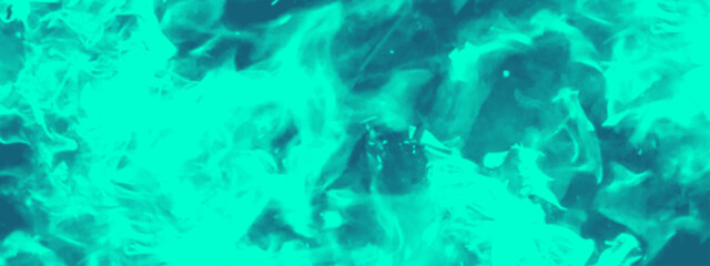 Light blue watercolor background with a vintage textured design, defocused lights, and dust particles. Watercolor wash with an aqua-painted, textured, grungy design.