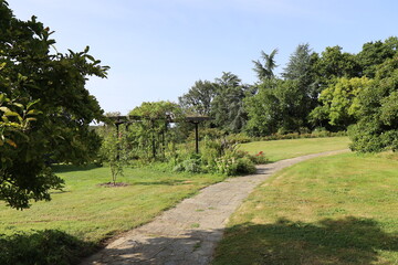 Le parc floral de la Beaujoire, parc public, ville de Nantes, département de la Loire Atlantique, France