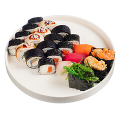 tasty sushi on  the plate