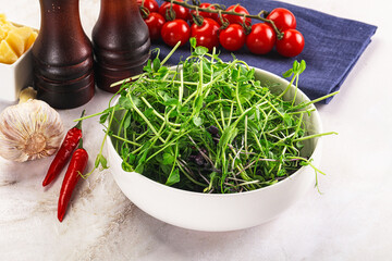Micro green plants for cooking