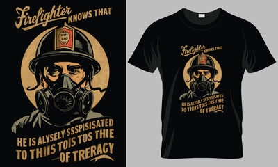 Dad the firefighter the myth the legend - Firefighter typography vector T-shirt design. motivational and inscription quotes.
perfect for print item and bags, posters, cards. isolated on black backgrou