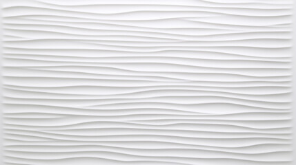 Obraz premium Modern White Wave Wall Panel
