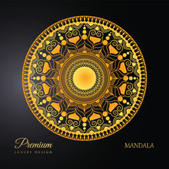Premium Luxury Mandala Design, Beautiful mandala for print, poster, cover, brochure, flyer, banner, henna, mehndi, tattoo, decoration, Decorative ornament in ethnic oriental style, Arabic Isamic Style