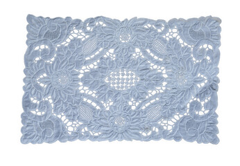 a crocheted doily