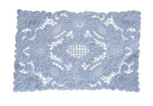 a crocheted doily