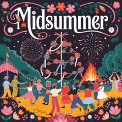 Obraz premium Celebrating the Summer Solstice 