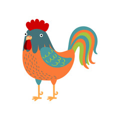Cartoon Rooster