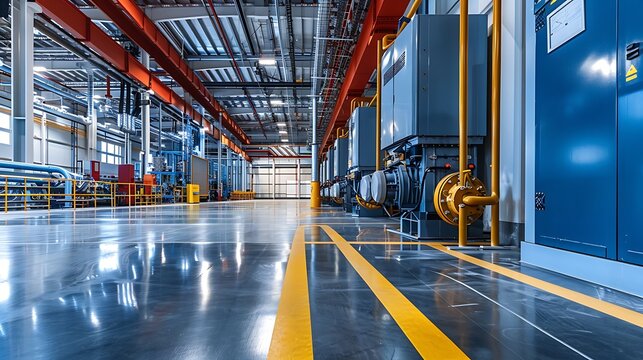 Electrical power generator and eletrical baod in large building interior