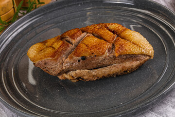 Delicous roasted duck breast fillet