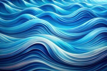 The image is a beautiful blue wave with a lot of detail