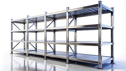 Durable steel metal shelves provide effective storage solutions, ensuring organized spaces. Ideal for homes or workplaces, they maximize efficiency and improve accessibility in any setting.