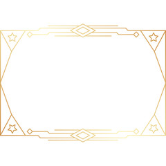 Art Deco Gradient Frame