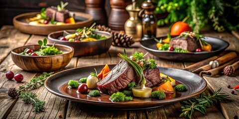 Explore gourmet Rotwild cuisine, where wild game takes center stage. Delight in exquisite dishes that tantalize the taste buds and inspire food enthusiasts everywhere.