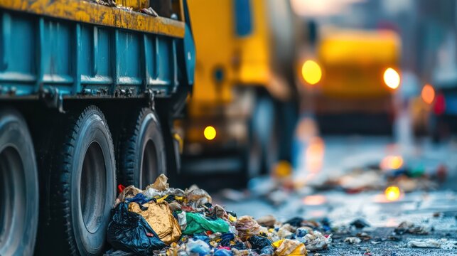An intelligent waste management system tracking garbage collection routes and minimizing environmental impact. - Powered by Adobe