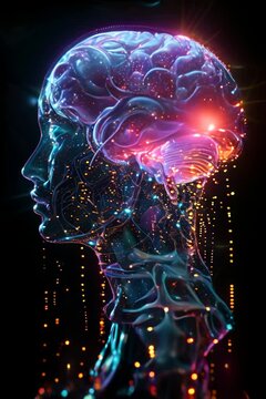 Exploring the intricacies of the human mind with stunning visual representations of neural connections