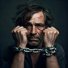 Some people are imprisoned and punish themselves for making a mistake once.
