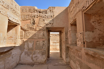 Medinet Habu is the most famous landmark in Luxor, Egypt