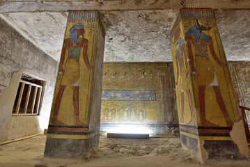 Tomb of Tausert and Setnakht (KV14) in Valley of the Kings, Luxor, Egypt