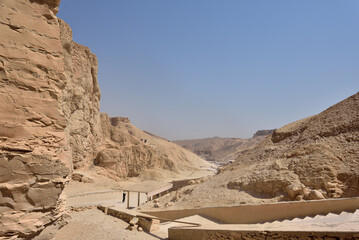Vally of the kings is the most famous landmark in Luxor, Egypt