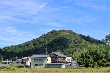 青空と八幡山