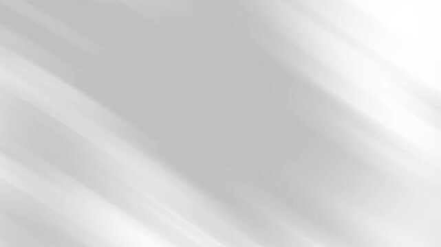 Animated ligth grey abstract gradient background of moving light monochrome shapes