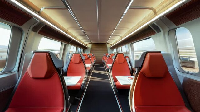 First class on the train