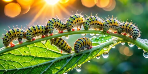 caterpillar on a leaf