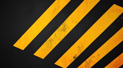 Bold Yellow Stripes on Dark Background Design