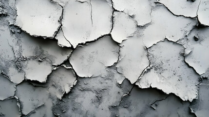 Obraz premium Cracked Earth Texture: A Detailed Look at Drought Conditions