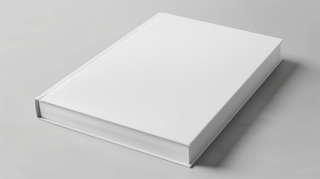 Blank Cover Of Magazine, Book, Booklet, Brochure. Illustration Isolated On White Background. Mock Up Template Ready For Your Design. 
