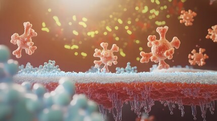 Advanced Glycation End Products Illustration