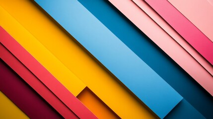 Obraz premium Colorful Abstract Geometric Background