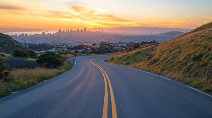 Fototapeta premium San Francisco Skyline at Sunset