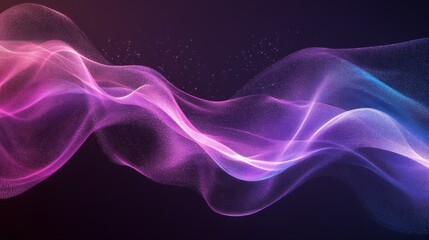 Abstract Colorful Wave Background