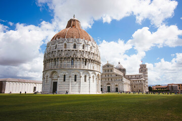 Cityscape Of San Giovanni Church In Pisa, Italy 