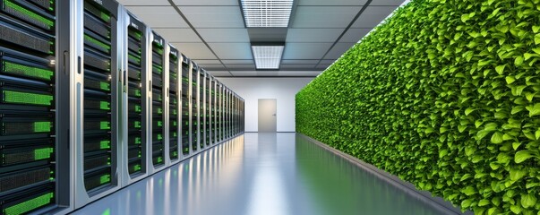 Eco-Friendly Data Center With Green Walls