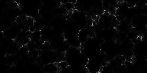 Abstract background with dark thunderbolt mineral texture on black marble. black and white marbling surface stone wall tiles and floor tiles texture. natural seamless style vintage for interior decora