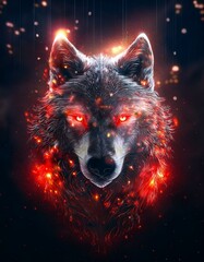 The Radiant Wolf of Storms